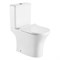 AZARIO Унитаз-компакт  FRETTA ROUND N 340х650х770 напольный, безободковый, c быстросьемным сиденьем микролифт (AZ-1038A) AZ-1038A - фото 341874