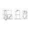 AZARIO Унитаз-компакт  Vetro 380х605х825 напольный, безободковый, слив "ТОРНАДО", в комплекте с бачком и быстросъемным сиденьем микролифт (AZ-2149- UQ) AZ-2149-UQ1