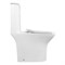 AZARIO Унитаз-моноблок с функцией биде  Sente 375х665х785 напольный, безободковый, горизонтальный слив, сиденье дюропласт микролифт (AZ-8614B) AZ-8614B