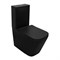 AZARIO Унитаз-компакт  Black King 370х640х810 безободковый, с быстросъемным сиденьем микролифт, черный матовый (AZ-8303D) AZ-8303D - фото 342388