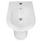 AZARIO Биде напольное FRETTA ROUND Размер 540х340х400 мм, белый AZ-1217C