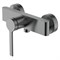 AZARIO Смеситель для душа VINCENTE с ручным душем, керамический картридж, без излива, графит (AZ-VRZ338326AJ) AZ-VRZ338326AJ
