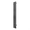 AZARIO Полотенцесушитель PALERMO 1200/156 электрический ГРАФИТ стойка R 3кв.пер. (AZ83856G) AZ83856G