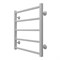 AZARIO Полотенцесушитель водяной ANCONA 500/600 квадрат, 5 секций, нижнее/диагональное подключение, 1/2", белый (AZ83876W) AZ83876W