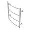 AZARIO Полотенцесушитель водяной VERONA 500/600 4 секции, нижнее/диагональное подключение, 1/2", белый (AZ83911W) AZ83911W