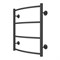 AZARIO Полотенцесушитель водяной VERONA 500/600 4 секции, нижнее/диагональное подключение, 1/2", графит (AZ83913G) AZ83913G