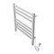 AZARIO Полотенцесушитель электрический ANCONA 500/600 квадрат, 7 секций, диммер справа, белый (AZ71856W) AZ71856W