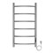 AZARIO Полотенцесушитель электрический VERONA 400/800 6 секций, диммер справа, хром (AZ04848) AZ04848
