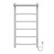 AZARIO Полотенцесушитель электрический VERONA 400/800 5 секций, с полкой, диммер справа, белый (AZ04848PW) AZ04848PW