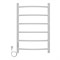 AZARIO Полотенцесушитель электрический VERONA 500/800 6 секций, диммер слева, белый (AZ04758W) AZ04758W