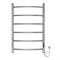 AZARIO Полотенцесушитель электрический VERONA 500/800 6 секций, диммер справа, хром (AZ04858) AZ04858