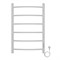 AZARIO Полотенцесушитель электрический VERONA 500/800 6 секций, диммер справа, белый (AZ04858W) AZ04858W