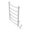 AZARIO Полотенцесушитель электрический VERONA 500/800 6 секций, диммер справа, белый (AZ04858W) AZ04858W