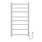 AZARIO Полотенцесушитель электрический PARMA 400/800 8 секций, диммер справа, белый (AZ10848W) AZ10848W