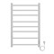 AZARIO Полотенцесушитель электрический PARMA 500/800 8 секций, диммер справа, белый (AZ10858W) AZ10858W
