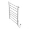 AZARIO Полотенцесушитель электрический PARMA 500/800 8 секций, диммер справа, белый (AZ10858W) AZ10858W