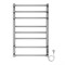 AZARIO Полотенцесушитель электрический MILAN 500/800 8 секций, диммер справа, хром (AZ90858) AZ90858