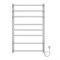 AZARIO Полотенцесушитель электрический MILAN 500/800 8 секций, диммер справа, белый (AZ90858W) AZ90858W
