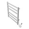 AZARIO Полотенцесушитель электрический PALERMO 500/600 квадрат, 6 секций, диммер справа, белый (AZ83856W) AZ83856W