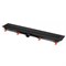 AZARIO Душевой лоток D50 Medium 1050 мм, боковой слив, пластиковый, перфорированная решетка, черный (AZ-CH 1050/50 MC) AZ-CH 1050/50 MC - фото 345702