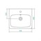 AQUATON Раковина Нео 55, белая (1WH302185) 1WH302185