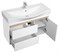 AQUATON Тумба под раковину Нортон 100 подвесная, белая (1A249001NT010) 1A249001NT010 - фото 346529 AQUATON Тумба под раковину Нортон 100 подвесная, белая (1A249001NT010) 1A249001NT010 - фото 346529