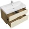 AQUATON Тумба под раковину Оливия 90 подвесная Бежевый/Дуб веллингтон (1A254401OLVG0) 1A254401OLVG0 - фото 346754 AQUATON Тумба под раковину Оливия 90 подвесная Бежевый/Дуб веллингтон (1A254401OLVG0) 1A254401OLVG0 - фото 346754