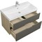 AQUATON Тумба под раковину Оливия 90 подвесная Грей/Дуб Ойстер (1A254401OLUG0) 1A254401OLUG0 - фото 346758 AQUATON Тумба под раковину Оливия 90 подвесная Грей/Дуб Ойстер (1A254401OLUG0) 1A254401OLUG0 - фото 346758
