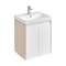 AQUATON Тумба под раковину Сканди 55 Doors универсальная, Белый/Дуб Верона (1A278801SDB20) 1A278801SDB20 - фото 347100 AQUATON Тумба под раковину Сканди 55 Doors универсальная, Белый/Дуб Верона (1A278801SDB20) 1A278801SDB20 - фото 347100