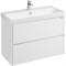 AQUATON Тумба под раковину Сканди 90 882x579x427 Белая (1A251901SD010) 1A251901SD010 - фото 347157