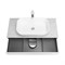 AQUATON Тумба под раковину Марбл 100 1000х460х530 подвесная, Слэйт/Белый матовый (1A276301MH4C0) 1A276301MH4C0 - фото 347255 AQUATON Тумба под раковину Марбл 100 1000х460х530 подвесная, Слэйт/Белый матовый (1A276301MH4C0) 1A276301MH4C0 - фото 347255