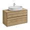 AQUATON Тумба под раковину Либерти 100, 2 ящика, дуб эльвезия (1A279601LYC70) 1A279601LYC70 - фото 347642