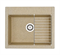 AQUATON Кухонная мойка Делия 60, цвет песочный (1A715232LD220) 1A715232LD220 - фото 348465 AQUATON Кухонная мойка Делия 60, цвет песочный (1A715232LD220) 1A715232LD220 - фото 348465