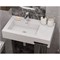 AQUATON Раковина Квадро Про 80 L, левая, белая (1A734431QA01L) 1A734431QA01L