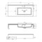 AQUATON Раковина Квадро Про 100 R, правая, белая (1A733231QA01R) 1A733231QA01R