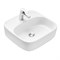 AQUATON Раковина наклалная Одри 420х420х130 фарфор, белый (1WH501709) 1WH501709 - фото 348860