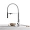 SANCOS Смеситель для кухни Imola с гибким изливом и возможностью подключения фильтра для воды, цвет хром с белым изливом, арт. SC4010CH SC4010CHwh