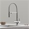 SANCOS Смеситель для кухни Imola с гибким изливом и возможностью подключения фильтра для воды, цвет хром с белым изливом, арт. SC4010CH SC4010CHwh