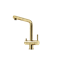 SANCOS Смеситель для кухни Spin с поворотным и вытяжным изливом, c краном для фильтрованной воды, цвет полированное золото, арт. SC4015ZG SC4015ZG
