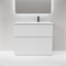SANCOS Тумба напольная с рельефным фасадом Folk Floor правая 995х445х850, c двумя ящиками оснащенными доводчиками скрытого монтажа с системой плавного закрывания, цвет Bianco, арт.FL100FRW FL100FRW