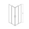 VINCEA Alpha Душевой уголок квадратный размер 90x80 см, двери раздвижные, профиль - брашированное золото / стекло - прозрачное VSS-3AL900CLG