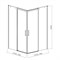 VINCEA Dice Душевой уголок квадратный размер 100x100 см, двери раздвижные, профиль - хром / стекло - прозрачное VSS-4D100CL