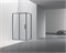 VINCEA Slim 8mm Душевой уголок прямоугольный размер 90x120 см, двери распашные, профиль - черный / стекло - прозрачное VSR-4SLP9012CLB