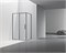VINCEA Slim 8mm Душевой уголок прямоугольный размер 90x120 см, двери распашные, профиль - вороненая сталь / стекло - прозрачное VSR-4SLP9012CLGM