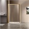 VINCEA Garda Душевой уголок прямоугольный размер 120x80 см, двери раздвижные, профиль - брашированное золото / стекло - прозрачное VSR-1G8012CLG - фото 353530