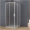 VINCEA Rapid-N Душевой уголок квадратный/прямоугольный размер 90x70 см, двери раздвижные, профиль - хром / стекло - текстурное VSS-3RN8010E10MT - фото 354023