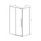 VINCEA Slim-N Душевой уголок прямоугольный размер 130x80 см, двери раздвижные, профиль - черный / стекло - прозрачное VSR-4SN8013CLB