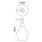 WASSERKRAFT Dinkel K-4699 Дозатор для жидкого мыла,  объем 420 ml K-4699 - фото 35612 WASSERKRAFT Dinkel K-4699 Дозатор для жидкого мыла,  объем 420 ml K-4699 - фото 35612