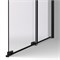 VINCEA Walk in WSL Душевая перегородка ширина 120 см, профиль - черный / стекло - тонированное VSW-1WSL120CGB