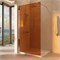 VINCEA Walk in Душевая перегородка ширина 90 см, профиль - хром / стекло - янтарь VSW-1H900GS - фото 356595